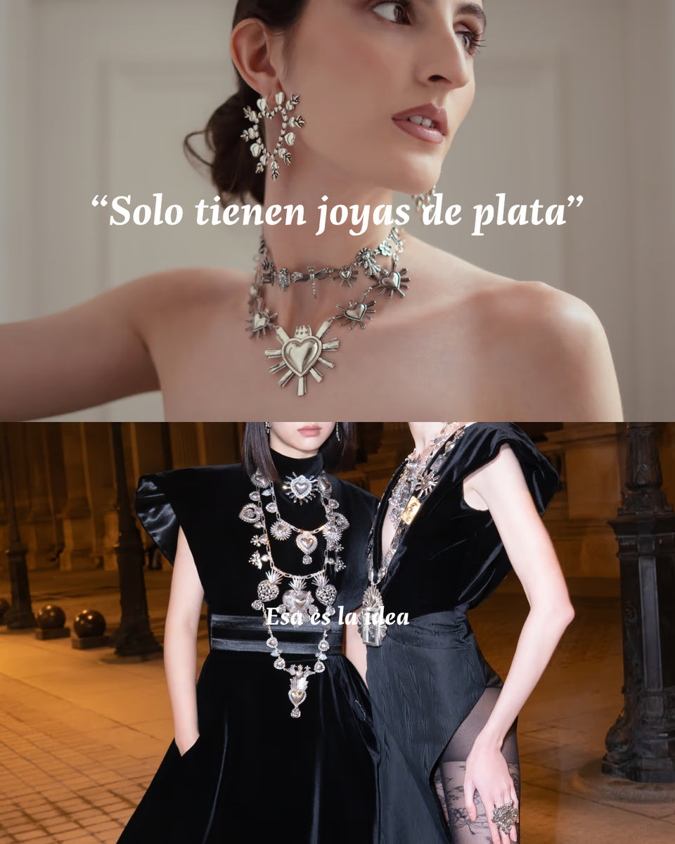 Joyería mexicana maximalista Gabriela Sánchez