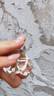 Anillo Rueda de la Fortuna Grande, joya de plata .925 – Gabriela Sánchez (vista 4)