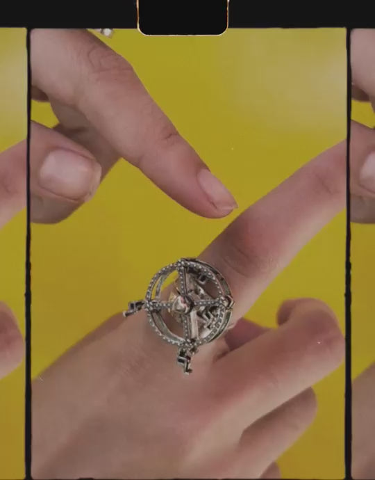 Anillo Rueda De la Fortuna Chica, joya de plata .925 – Gabriela Sánchez (vista 7)