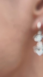Aretes Inmensa Gratitud, joya de plata .925, con cristal Swarovski – Gabriela Sánchez (vista 3)