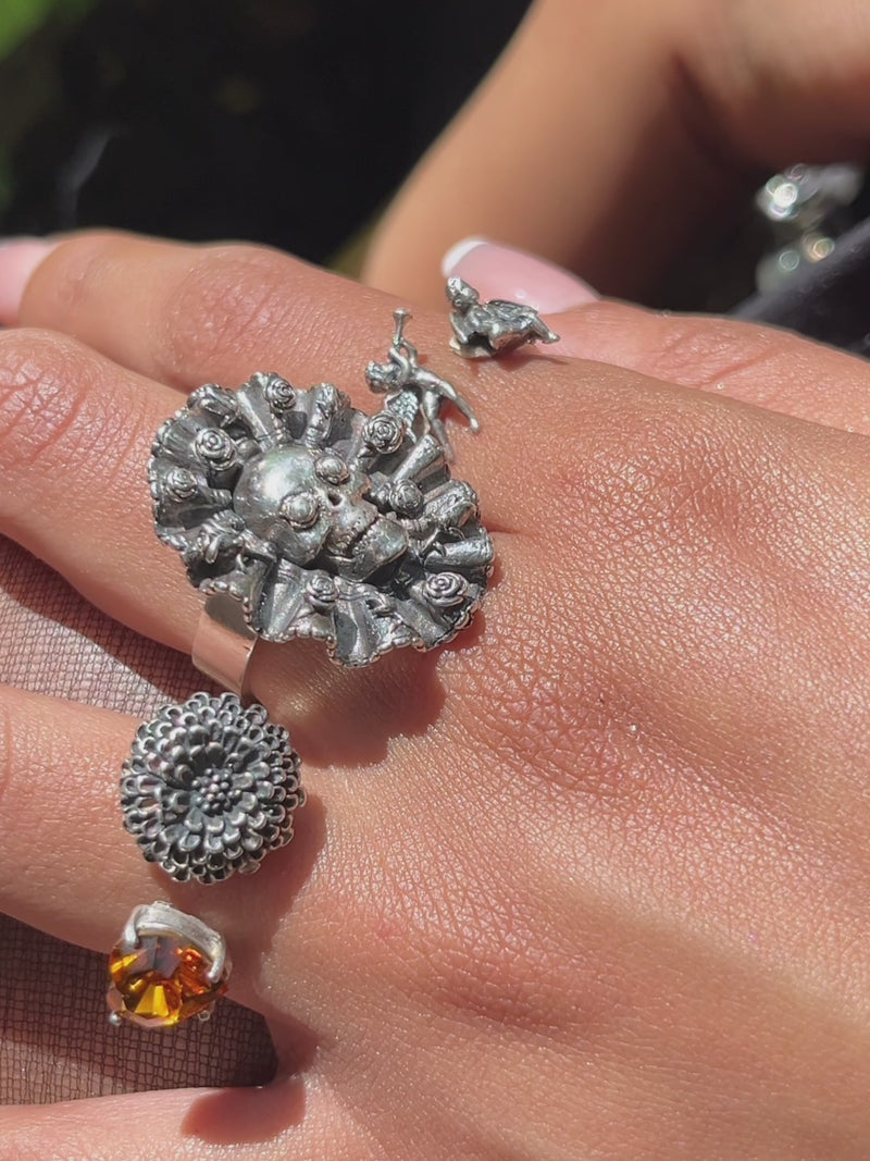 Anillo Hija Tehuana, joya de plata .925 – Gabriela Sánchez