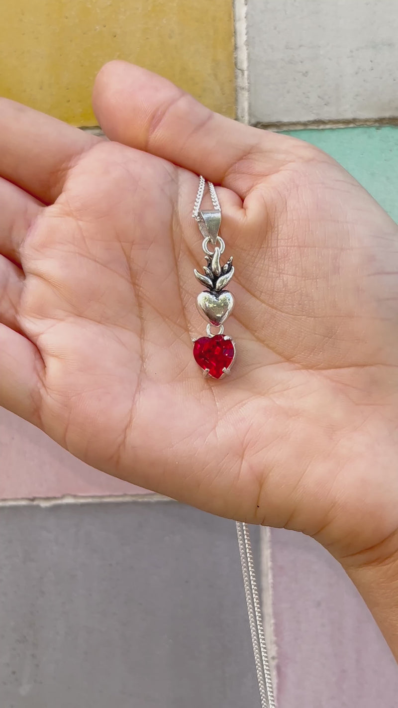 Dije Querida Aries, joya de plata .925, con cristal Swarovski – Gabriela Sánchez