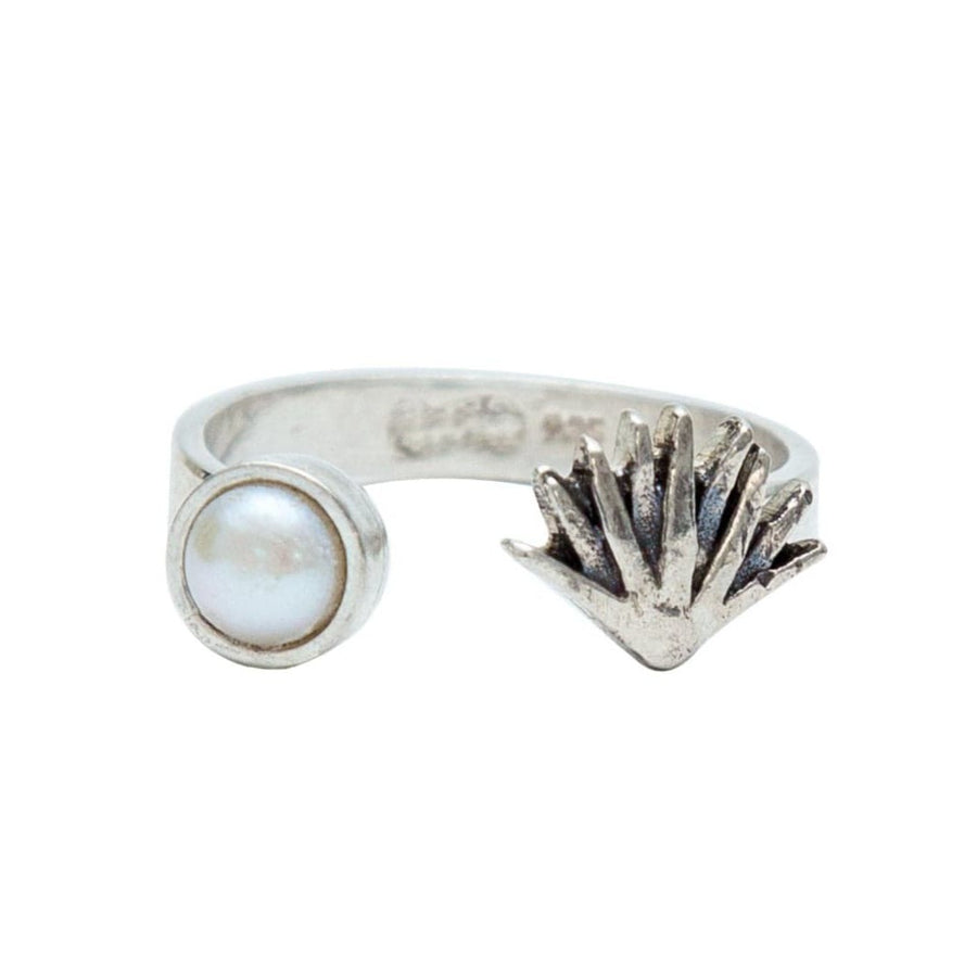 Anillo de Agave Sueño 2 con una perla. AGAV002 Anillo