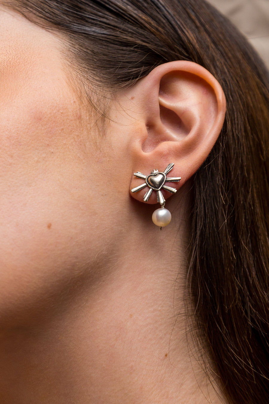 Aretes Querido México Perla DM026 Aretes