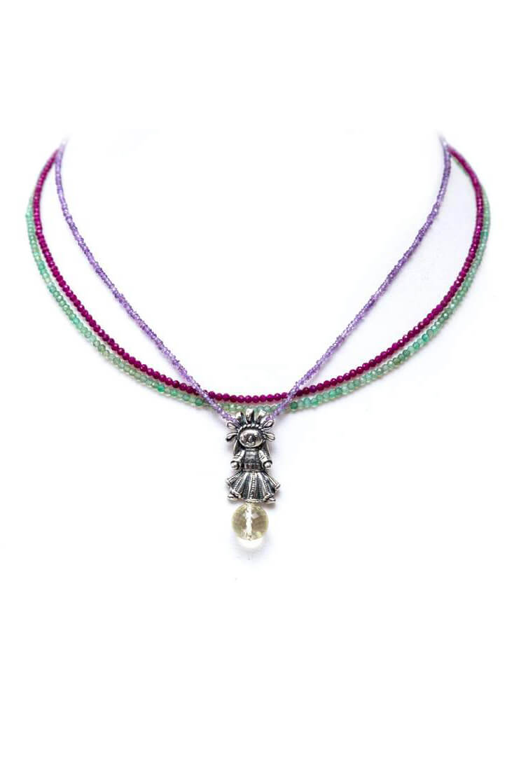 joyas mexicanas gabriela sanchez collar muneca de listones alegre collar gabriela sanchez