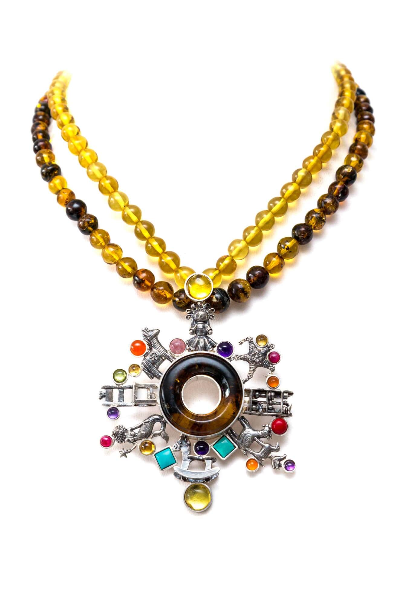 joyas mexicanas gabriela sanchez collar rueda de juguetes mexicanos collar gabriela sanchez