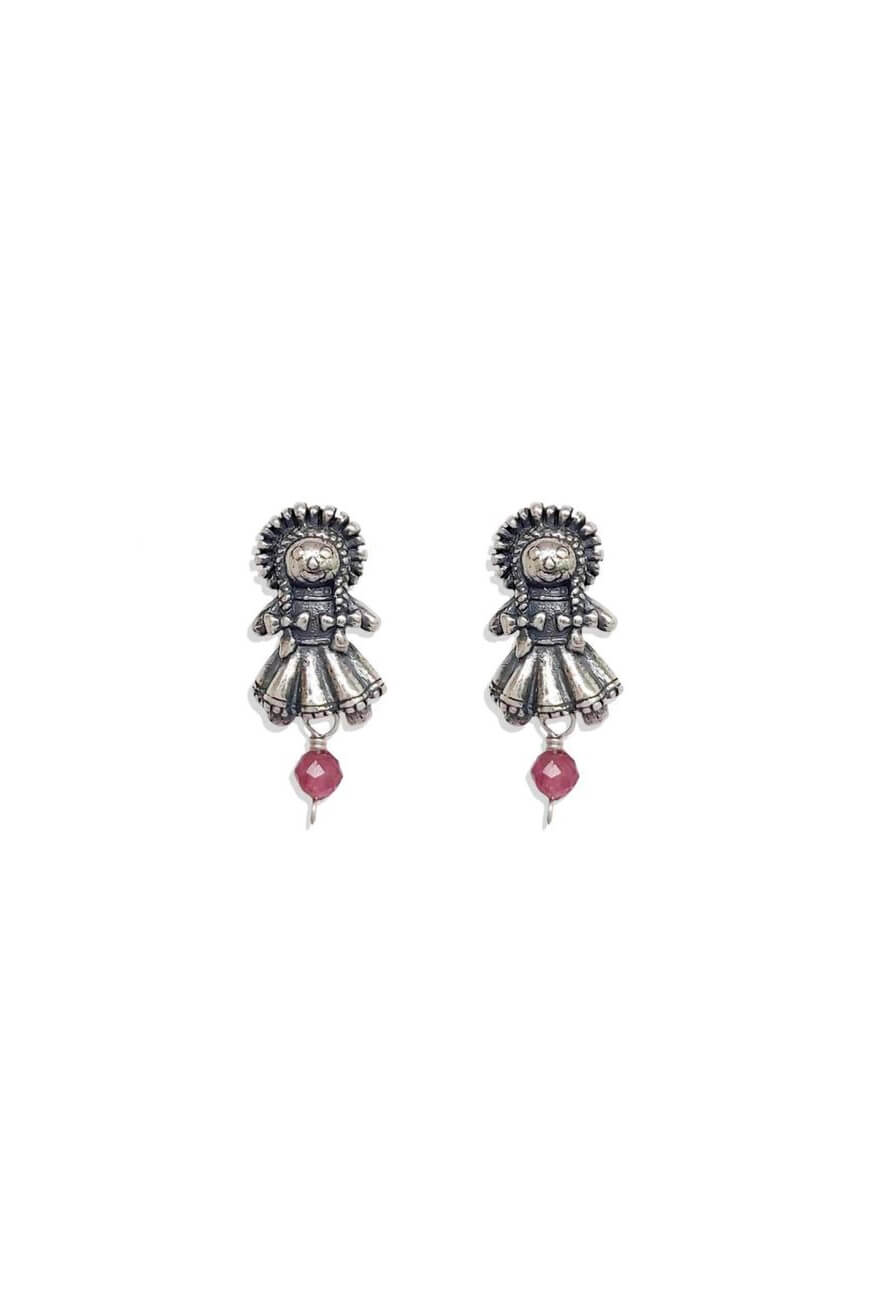 joyas mexicanas gabriela sanchez muneca mini rosa aretes gabriela sanchez