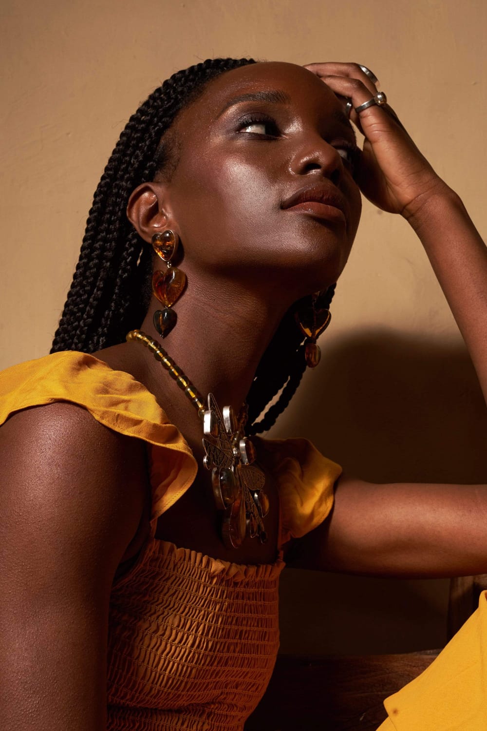 joyas mexicanas gabriela sanchez aretes tres corazones de ambar aretes gabriela sanchez 28416417038391