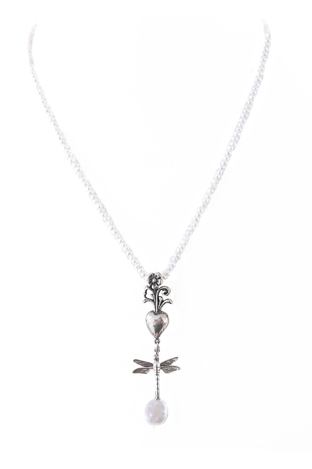 joyas mexicanas gabriela sanchez collar flor y libelula collar gabriela sanchez 28405347156023