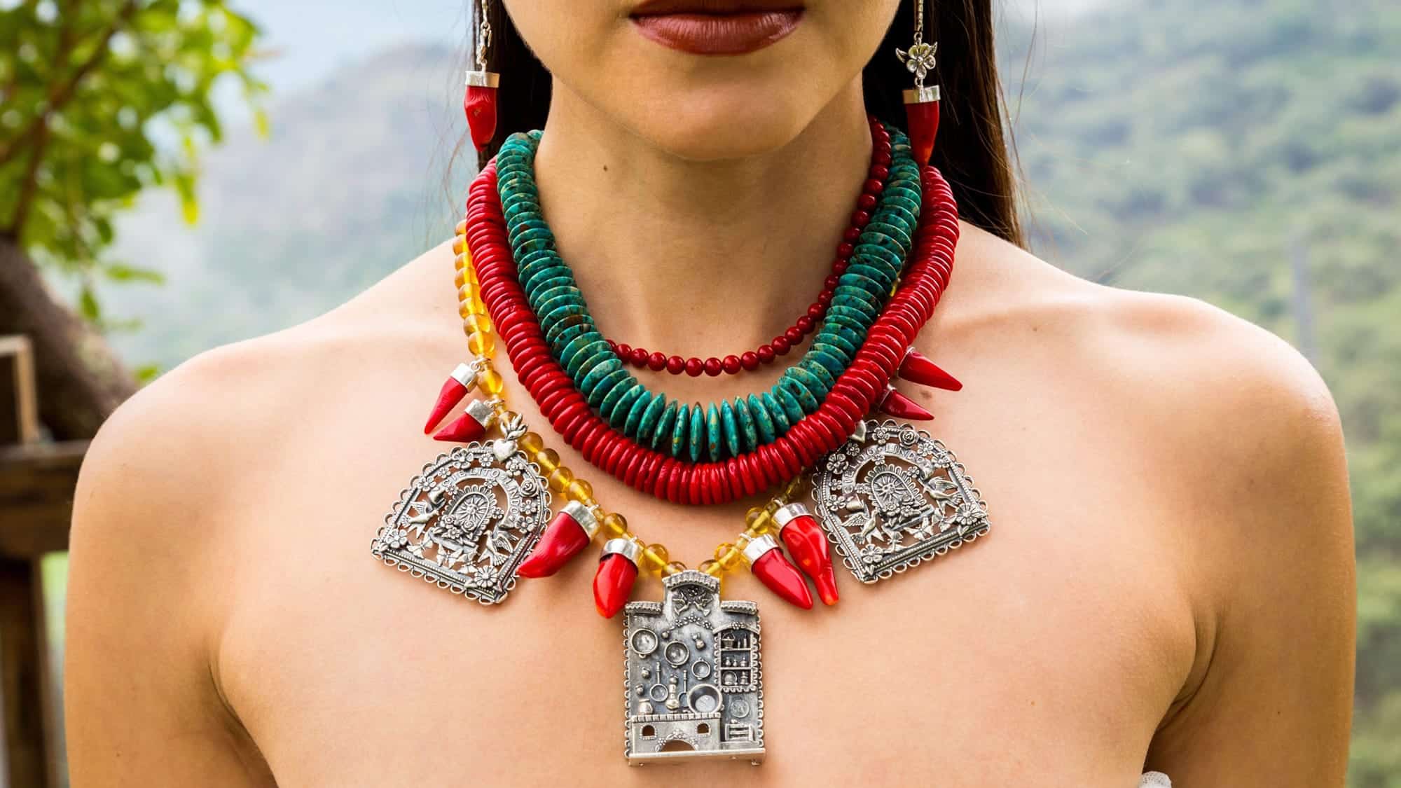 joyas mexicanas gabriela sanchez collar cielito lindo collar gabriela sanchez 28456749498423