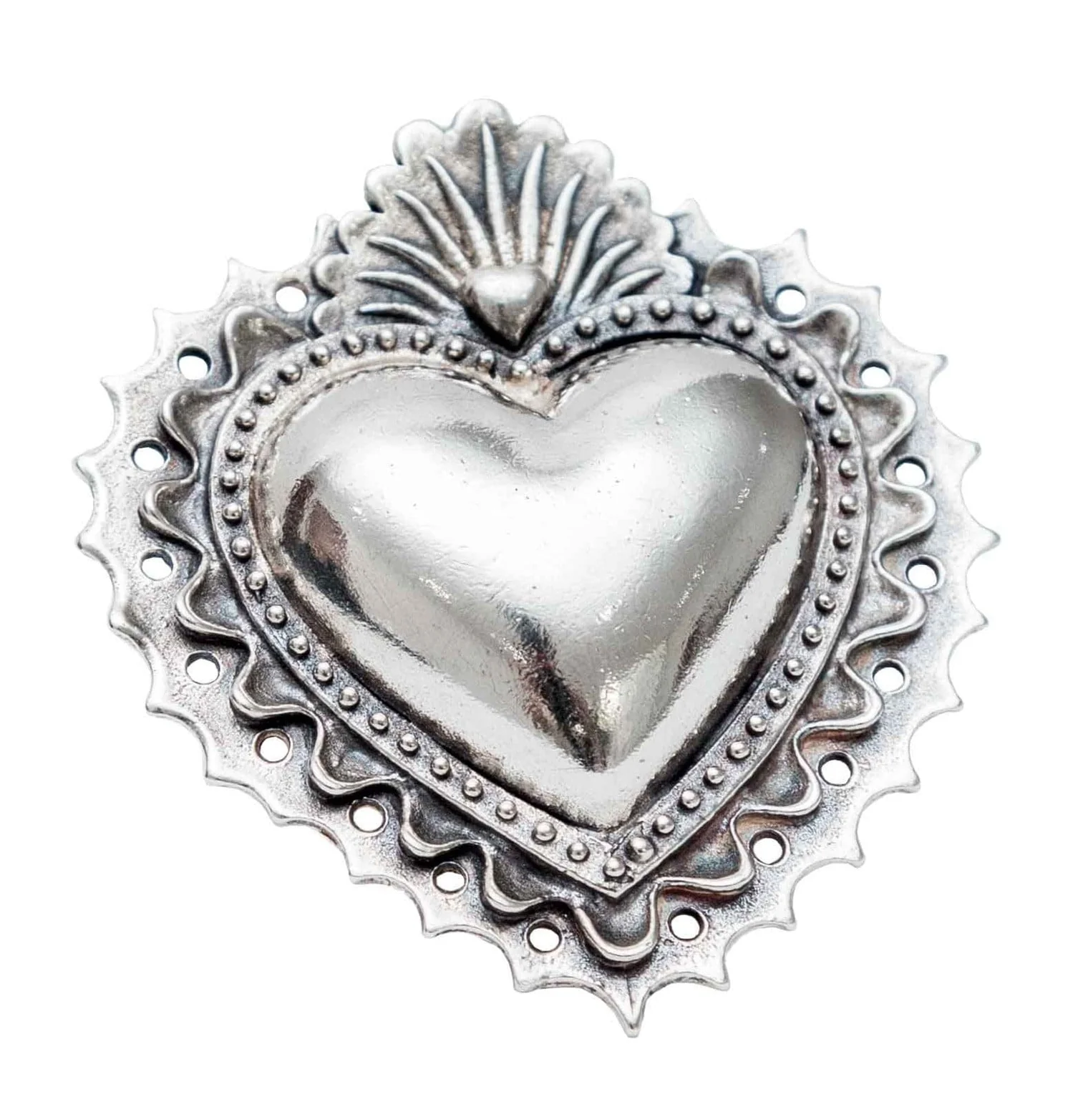 Anillo Corazón Bordado