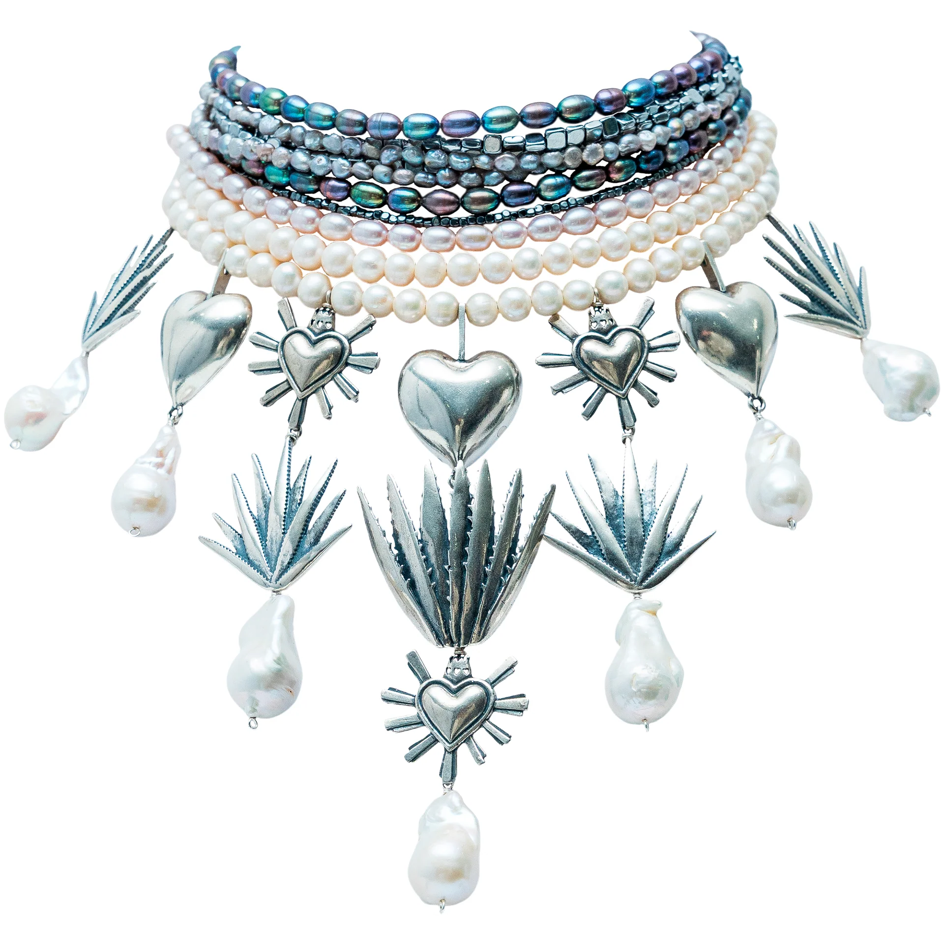 Collar Grabé en la penca de un Maguey tu Nombre